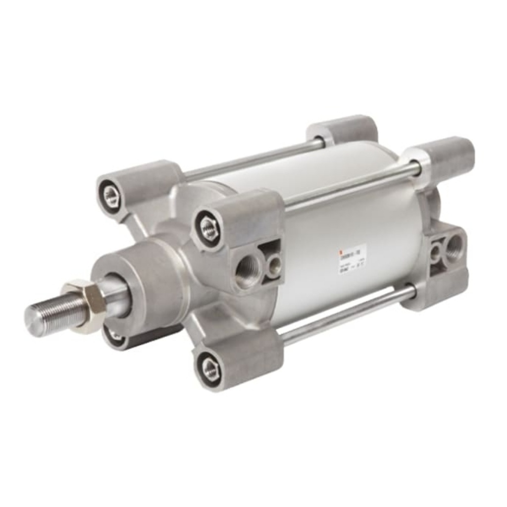 Picture of Pneumatic Piston Rod Cylinder - 100mm Bore, 250mm Stroke, C96 Series, Double Acting, SMC, C96SDB100-250