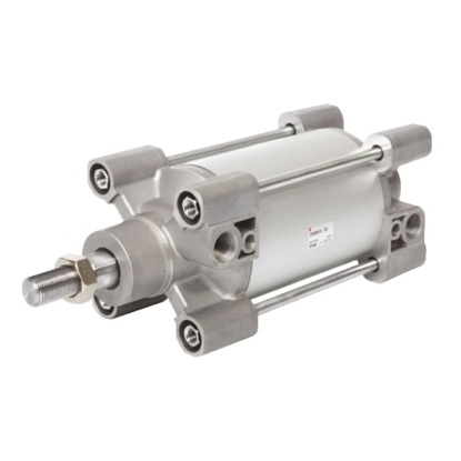 Picture of Pneumatic Piston Rod Cylinder - 100mm Bore, 250mm Stroke, C96 Series, Double Acting, SMC, C96SDB100-250