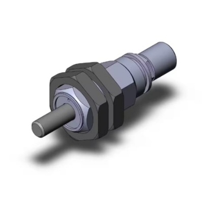 Picture of Pneumatic Piston Rod Cylinder - 10mm Bore, 10mm Stroke, CJP Series, Single Acting with Return Spring Acting, SMC, CJPB1010H6B
