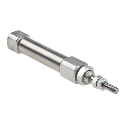 Picture of Pneumatic Piston Rod Cylinder - 10mm Bore, 15mm Stroke, Double Acting, SMC, CDJ2B10-15Z-B