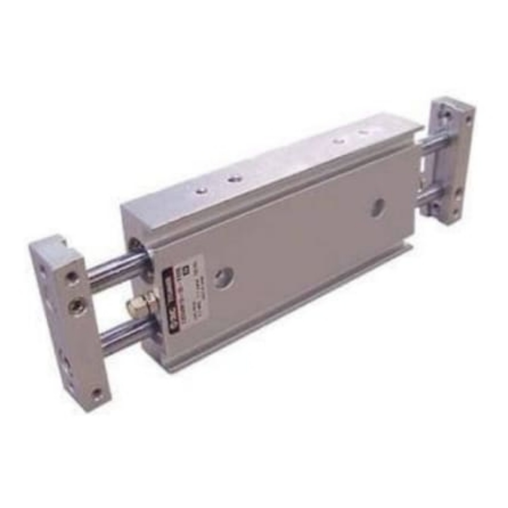 Picture of Pneumatic Piston Rod Cylinder - 10mm Bore, 20mm Stroke, CXSW Series, Double Acting, SMC, CXSWM10-20