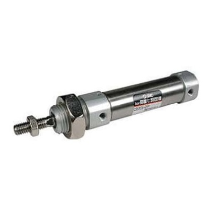 Picture of Pneumatic Piston Rod Cylinder - 16mm Bore, 10mm Stroke, C85 Series, Double Acting, SMC, CD85N16-10T-B