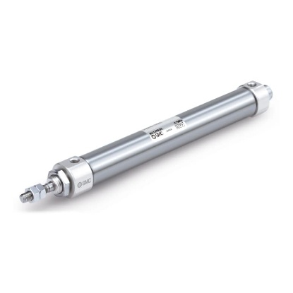Picture of Pneumatic Piston Rod Cylinder - 16mm Bore, 15mm Stroke, CJ2-Z Series, Double Acting, SMC, CDJ2D16-15Z-B