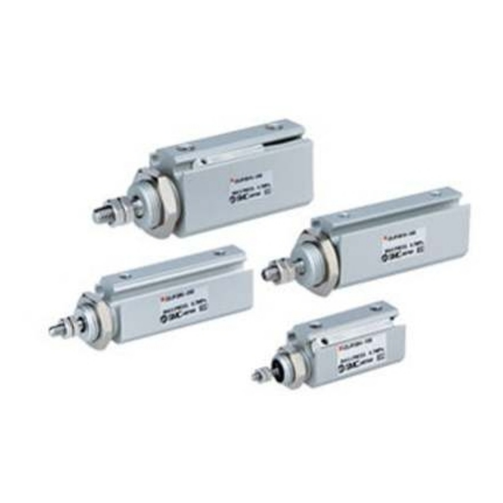Picture of Pneumatic Piston Rod Cylinder - , 16mm Bore, 15mm Stroke, CJP2D16 Series, Double Acting, SMC, CJP2D16-15D