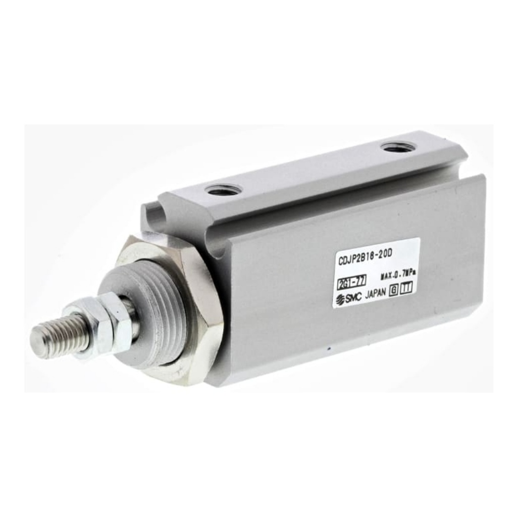 Picture of Pneumatic Piston Rod Cylinder - 16mm Bore, 20mm Stroke, CJP2 Series, Double Acting, SMC, CDJP2B16-20D