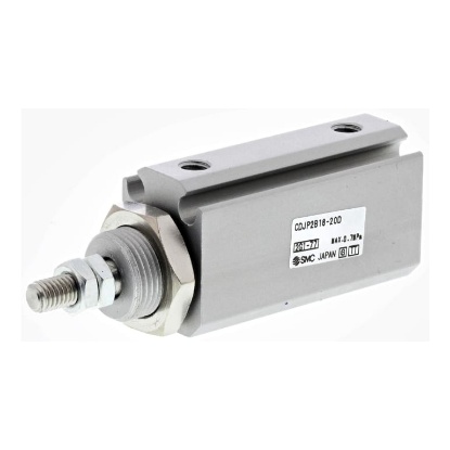 Picture of Pneumatic Piston Rod Cylinder - 16mm Bore, 20mm Stroke, CJP2 Series, Double Acting, SMC, CDJP2B16-20D