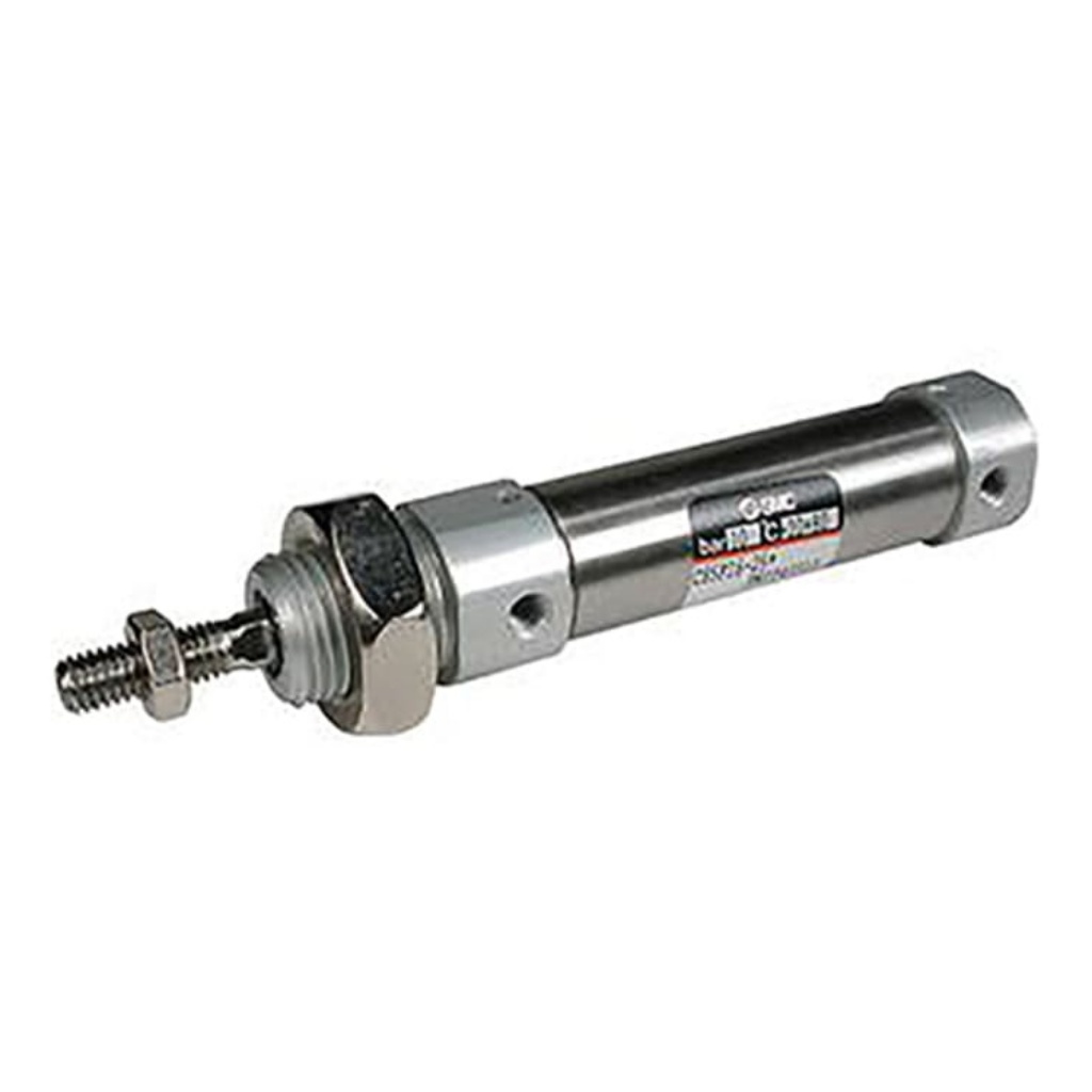 Picture of Pneumatic Piston Rod Cylinder - 16mm Bore, 40mm Stroke, C85 Series, Double Acting, SMC, C85N16-40