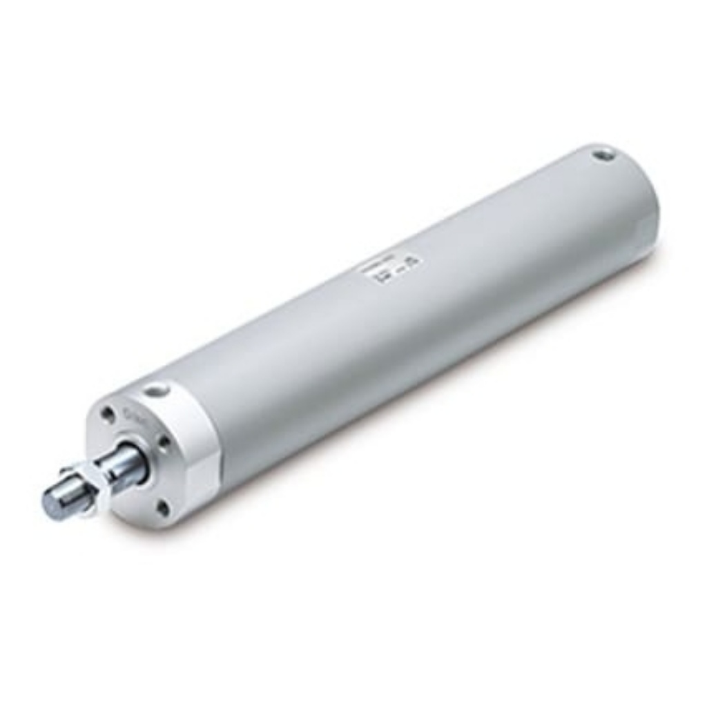 Picture of Pneumatic Piston Rod Cylinder - , 20mm Bore, 125mm Stroke, CG1 Series, Double Acting, SMC, CG1BN20-125Z