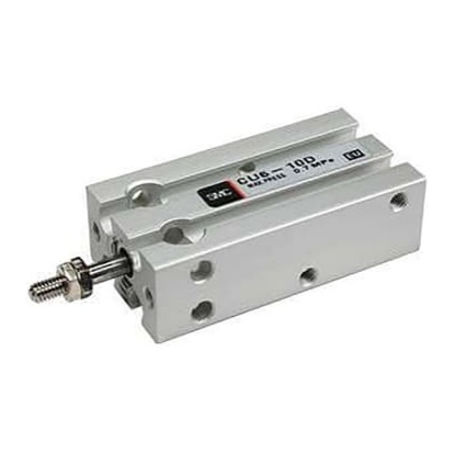 Picture of Pneumatic Piston Rod Cylinder - 25mm Bore, 100mm Stroke, CU Series, Double Acting, SMC, CDU25-100D
