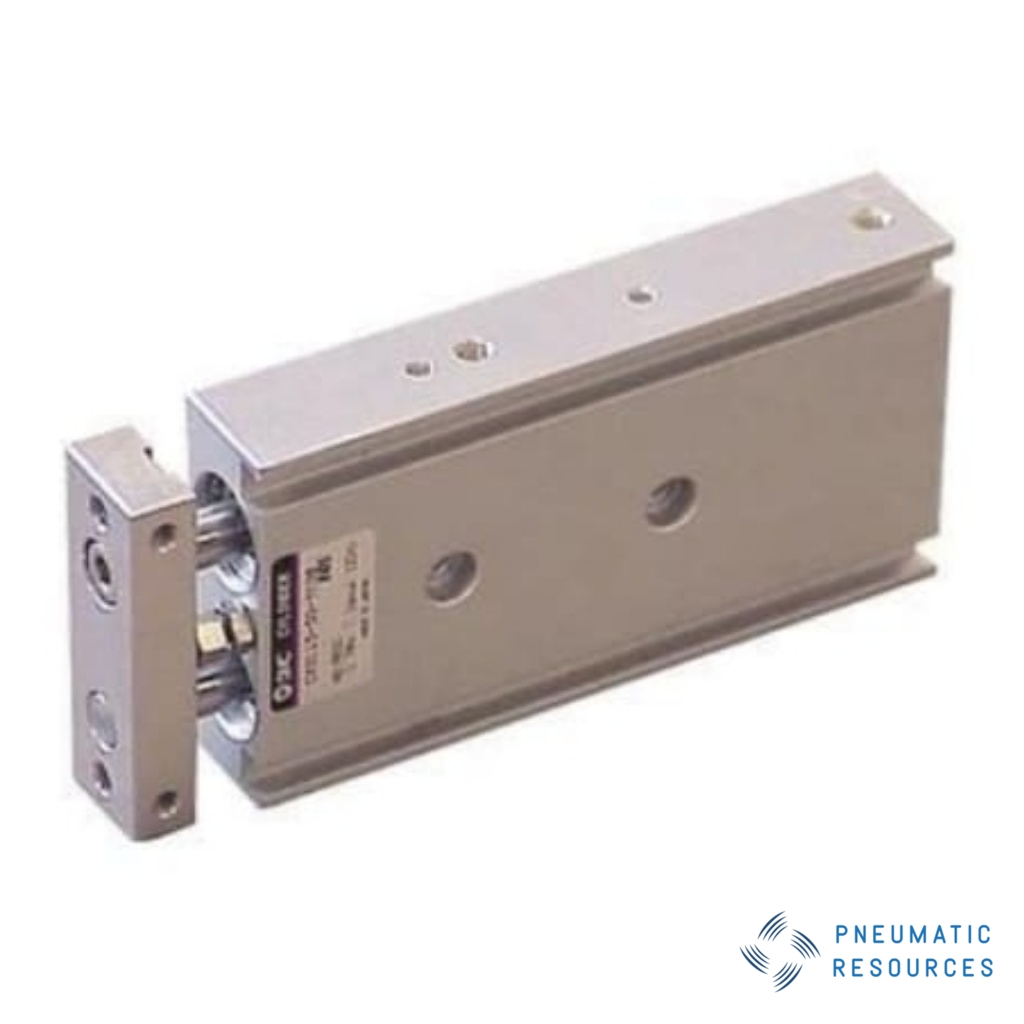 Picture of Pneumatic Piston Rod Cylinder - 25mm Bore, 100mm Stroke, CXS Series, Double Acting, SMC, CXSL25-100