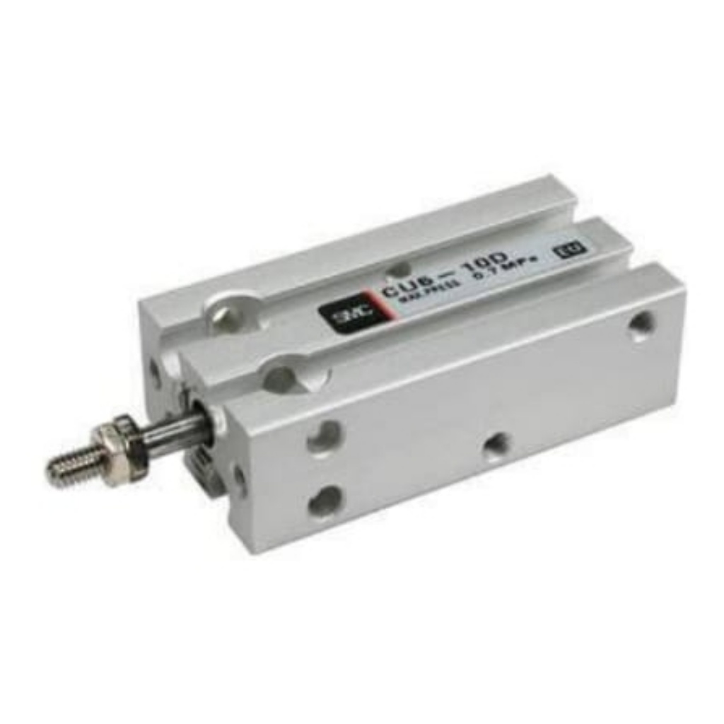 Picture of Pneumatic Piston Rod Cylinder - 25mm Bore, 40mm Stroke, CU Series, Double Acting, SMC, CDU25-40D