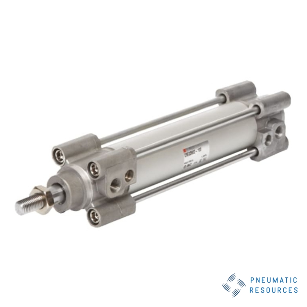 Picture of Pneumatic Piston Rod Cylinder - 32mm Bore, 200mm Stroke, C96 Series, Double Acting, SMC, C96SDB32-200
