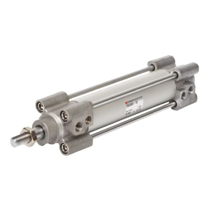 Picture of Pneumatic Piston Rod Cylinder - 32mm Bore, 25mm Stroke, C96 Series, Double Acting, SMC, C96SDB32-25