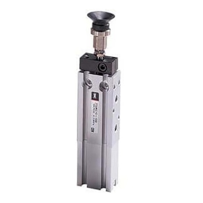 Picture of Pneumatic Piston Rod Cylinder - 32mm Bore, 25mm Stroke, ZCUK Series, Double Acting, SMC, ZCDUKC32-25D