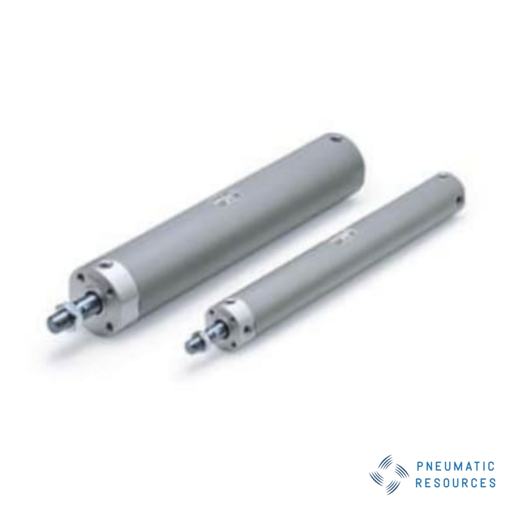 Picture of Pneumatic Piston Rod Cylinder - 32mm Bore, 50mm Stroke, CG1-Z Series, Double Acting, SMC, CG1BN32-50Z