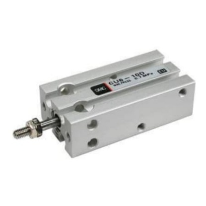 Picture of Pneumatic Piston Rod Cylinder - 32mm Bore, 70mm Stroke, CU Series, Double Acting, SMC, CDU32-70D