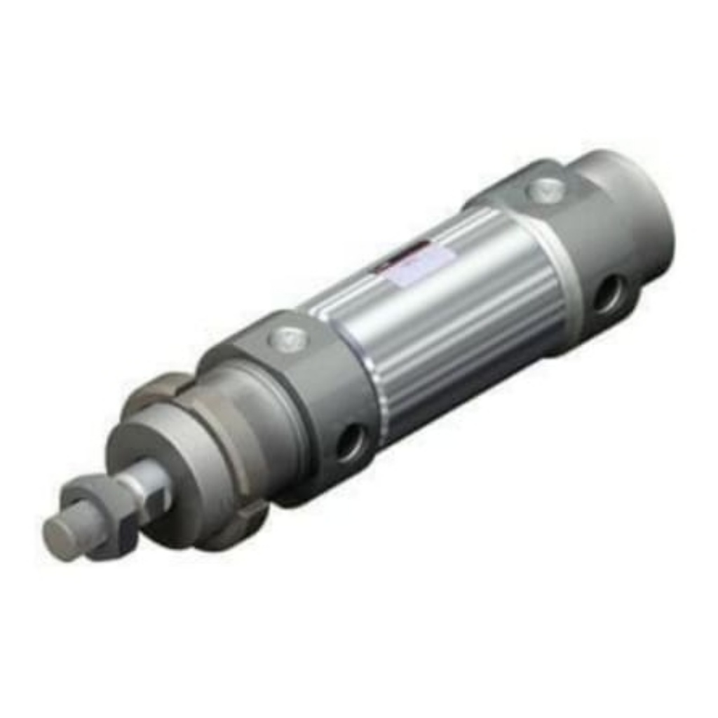 Picture of Pneumatic Piston Rod Cylinder - 40mm Bore, 25mm Stroke, C76 Series, Double Acting, SMC, C76E40-25