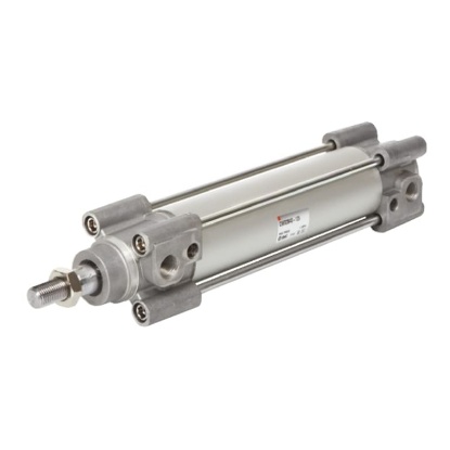 Picture of Pneumatic Piston Rod Cylinder - 40mm Bore, 75mm Stroke, C96 Series, Double Acting, SMC, C96SDB40-75