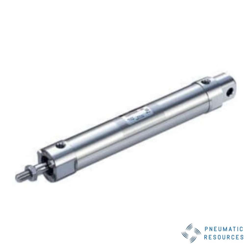 Picture of Pneumatic Piston Rod Cylinder - 40mm Bore, 75mm Stroke, CG5 Series, Double Acting, SMC, CDG5BA40TFSV-75