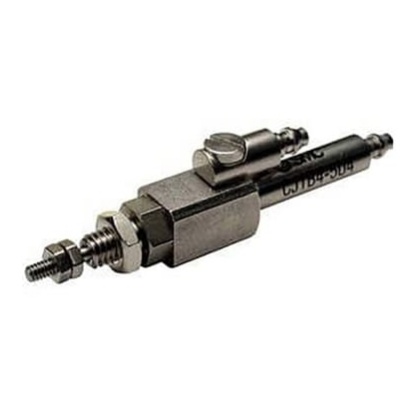 Picture of Pneumatic Piston Rod Cylinder - 4mm Bore, 20mm Stroke, CJ1 Series, Single Acting, SMC, CJ1B4-20U4