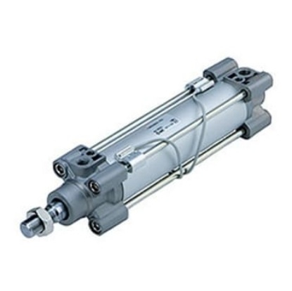 Picture of Pneumatic Piston Rod Cylinder - , 63mm Bore, 25mm Stroke, C96 Series, Double Acting, SMC, C96SDB63-25C