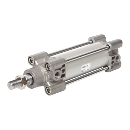 Picture of Pneumatic Piston Rod Cylinder - 63mm Bore, 80mm Stroke, C96 Series, Double Acting, SMC, C96SDB63-80