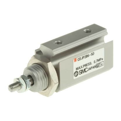 Picture of Pneumatic Piston Rod Cylinder - 6mm Bore, 5mm Stroke, CJP2 Series, Double Acting, SMC, CDJP2B6-5D
