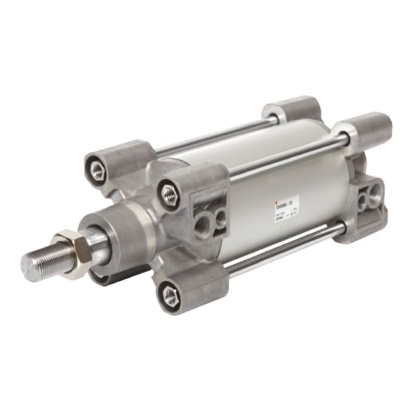 Picture of Pneumatic Piston Rod Cylinder - 80mm Bore, 400mm Stroke, C96 Series, Double Acting, SMC, C96SDB80-400