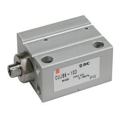 Picture of Pneumatic Piston Rod Cylinder - CUJ Series, 8mm Bore, 8mm Stroke, CUJ Series, Double Acting, SMC, CDUJB8-8D