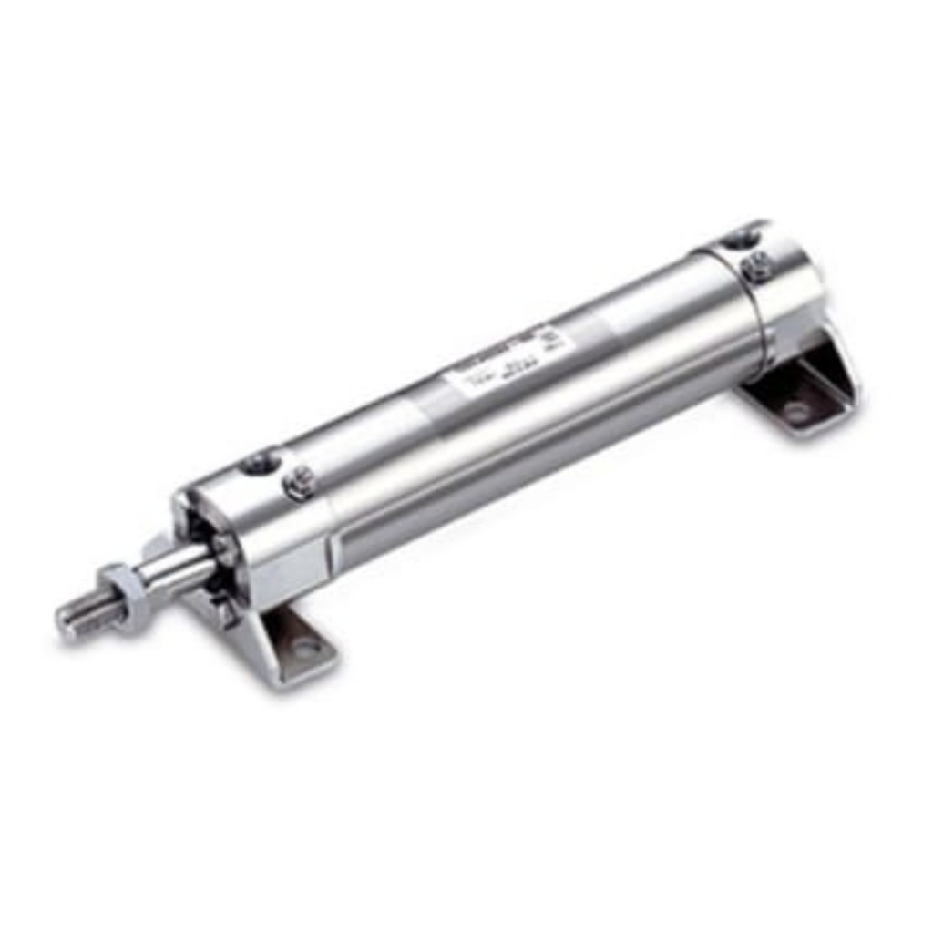 Picture of Pneumatic Piston Rod Cylinder - Cylinder Series CG5, 32mm Bore, 50mm Stroke, CG5-S Series, Double Acting, SMC, CG5BA32TFSR-50