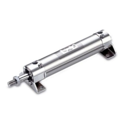 Picture of Pneumatic Piston Rod Cylinder - Cylinder Series CG5, 32mm Bore, 50mm Stroke, CG5-S Series, Double Acting, SMC, CG5BA32TFSR-50