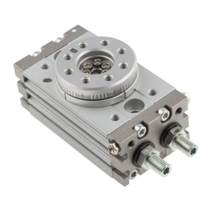 Picture of MSQ Series Pneumatic Rotary Actuator, 190° Rotary Angle, 15mm Bore, SMC, MSQB10A