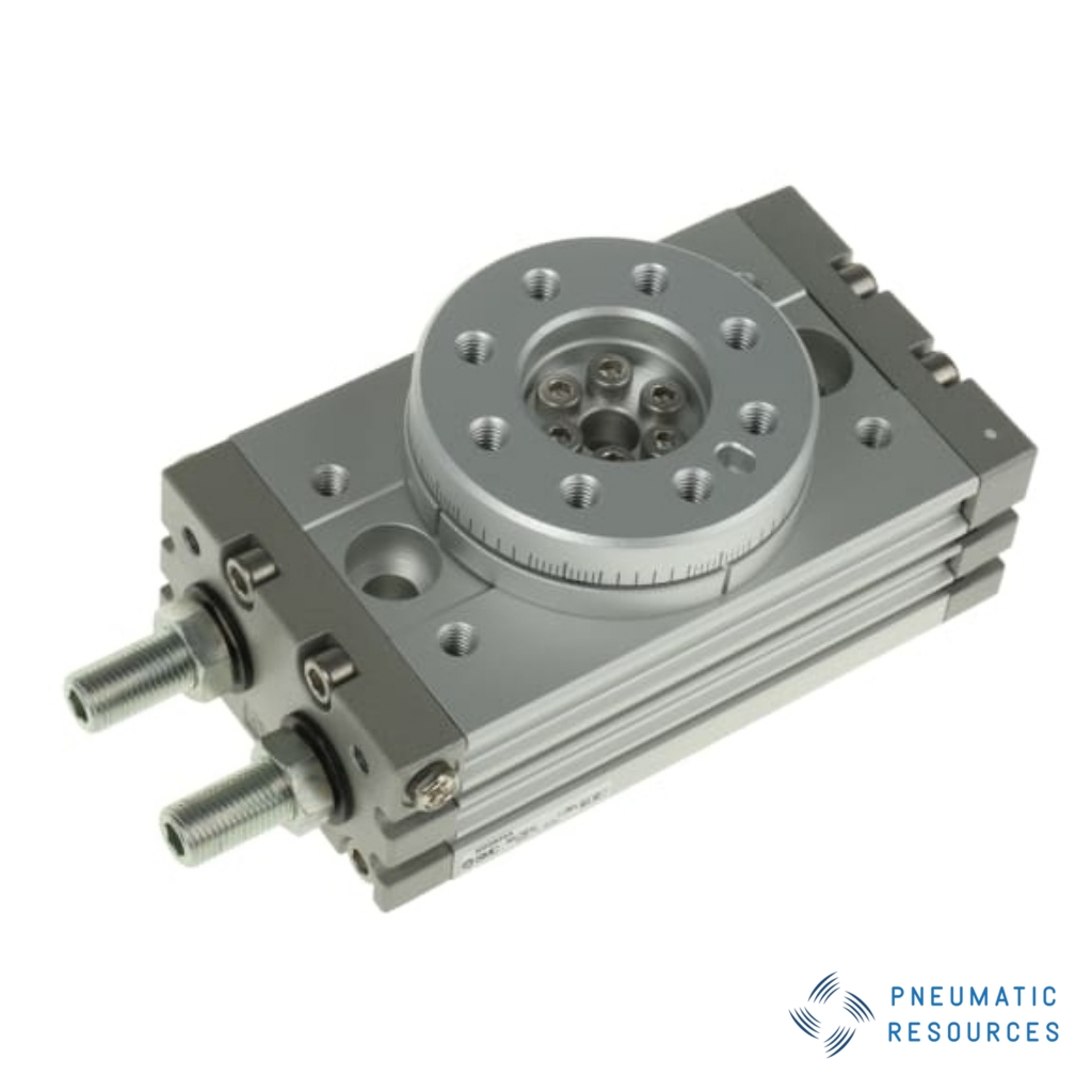 Picture of MSQ Series Pneumatic Rotary Actuator, 190° Rotary Angle, 18mm Bore, SMC, MSQB20A