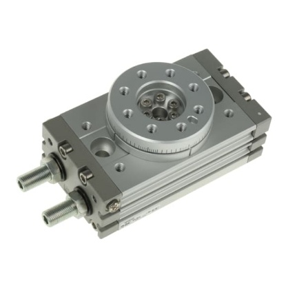Picture of MSQ Series Pneumatic Rotary Actuator, 190° Rotary Angle, 18mm Bore, SMC, MSQB20A