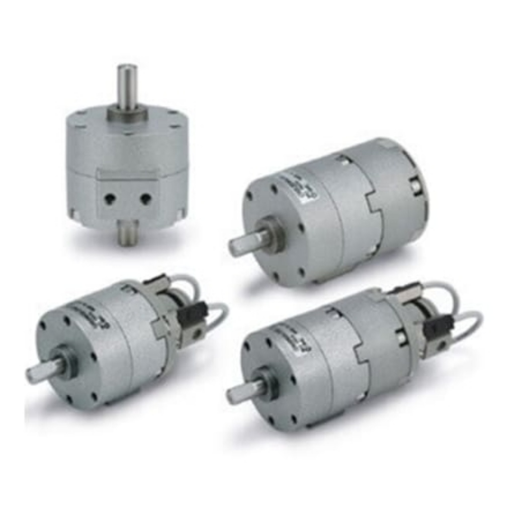 Picture of CDRB Series Double Action Pneumatic Rotary Actuator, 180° Rotary Angle, 10mm Bore, SMC, CDRB2BWU10-180SZ