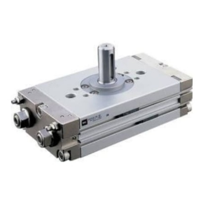 Picture of CDRQ2B Series 10 bar Single Action Pneumatic Rotary Actuator, 180° Rotary Angle, 20mm Bore, SMC, CDRQ2BW20-180C