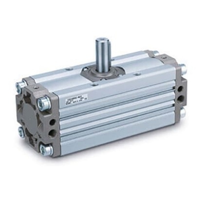 Picture of CRA1 Series 1 MPa Single Action Pneumatic Rotary Actuator, 180° Rotary Angle, 100mm Bore, SMC, CDRA1BS100TF-180CZ