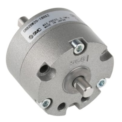 Picture of CRB Series 0.7 MPa Double Action Pneumatic Rotary Actuator, 180° Rotary Angle, 20mm Bore, SMC, CRB2BW20-180SZ