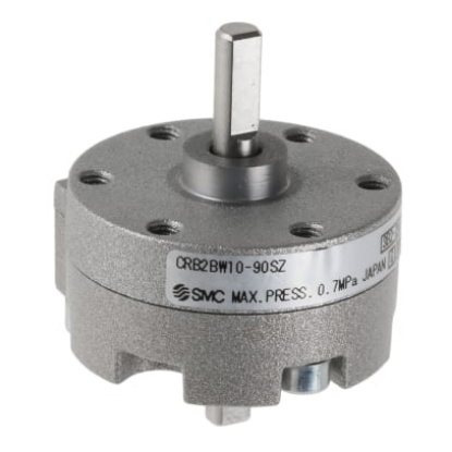 Picture of CRB Series 0.7 MPa Double Action Pneumatic Rotary Actuator, 90° Rotary Angle, 10mm Bore, SMC, CRB2BW10-90SZ