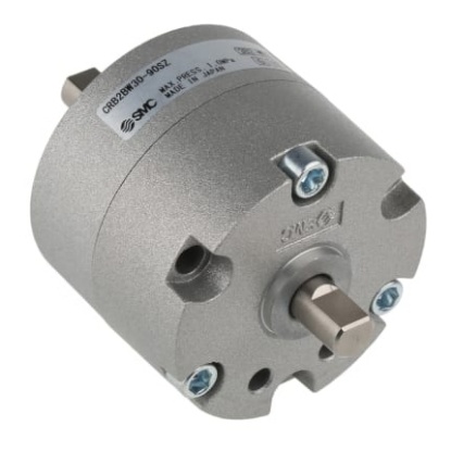 Picture of CRB Series 1 MPa Double Action Pneumatic Rotary Actuator, 90° Rotary Angle, 30mm Bore, SMC, CRB2BW30-90SZ