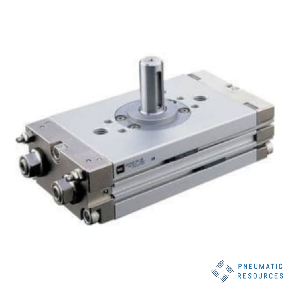 Picture of CRQ2 Series 7 bar Double Action Pneumatic Rotary Actuator, 180° Rotary Angle, 15mm Bore, SMC, CRQ2BW15-180