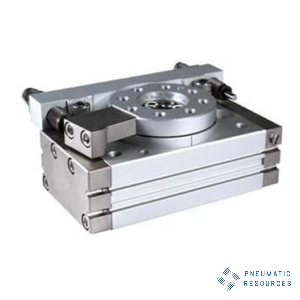 Picture of MSQ Series Pneumatic Rotary Actuator, 190° Rotary Angle, 15mm Bore, SMC, MSQB10H2
