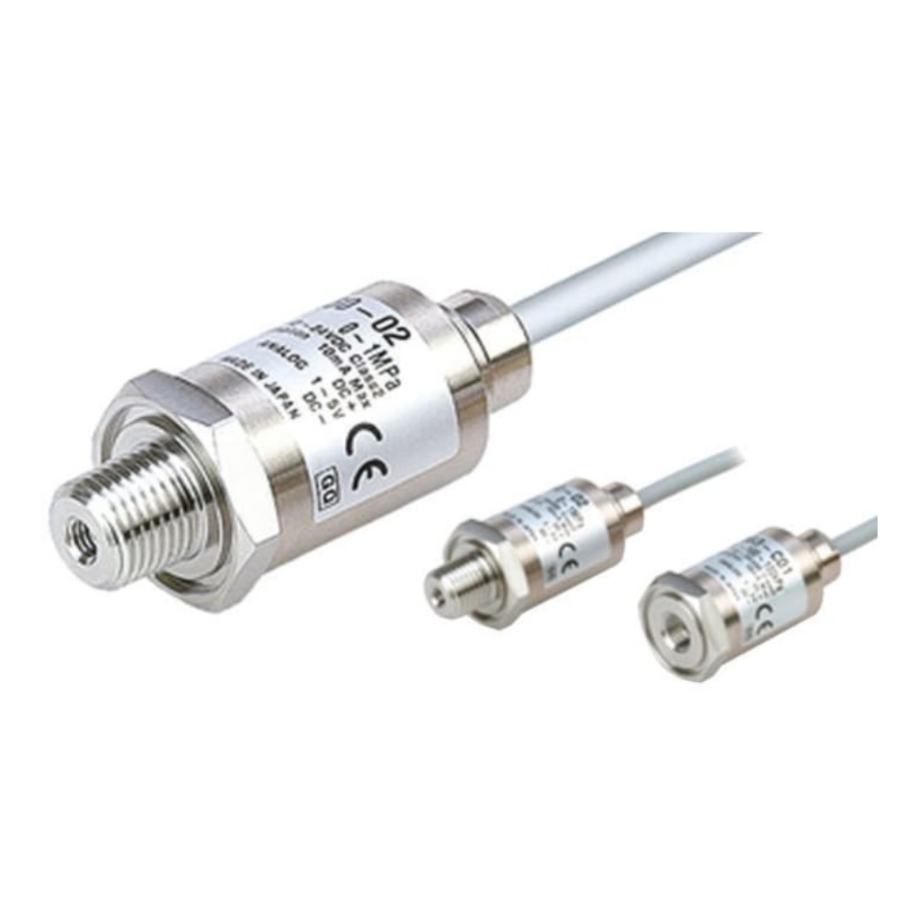 Picture of Pressure Sensor 1.5MPa, 12 → 24V dc, IP65 1 MPa, SMC, PSE560-01
