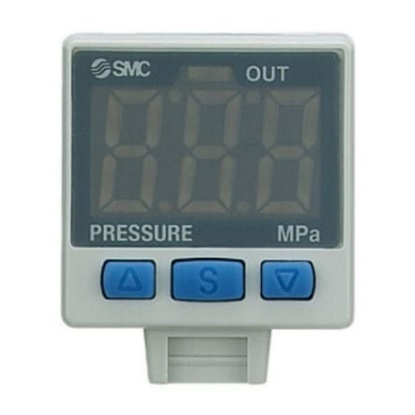 Picture of Pressure Switch 1.5MPa, 12 → 24V dc, IP40 10 bar, SMC, ISE35-N-65-M