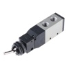 Picture of Toggle Lever 5/2 Pneumatic Manual Control Valve VFM300 Series, Rc 1/4, 1/4in, III B, SMC, VFM350-02-08
