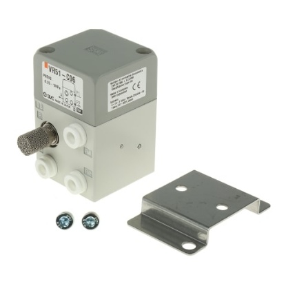 Picture of Push Button 3/2 Pneumatic Manual Control Valve VR51 Series, 2.5mm, III B, SMC, VR51-C06B