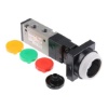 Picture of Push Button 5/2 Pneumatic Manual Control Valve VZM500 Series, G 1/8, 1/8in, III B, SMC, EVZM550-F01-33