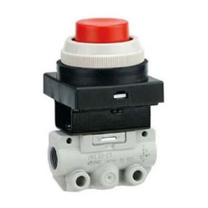 Picture of Toggle Lever Pneumatic Relay Pneumatic Manual Control Valve VM100 Series, G 1/8, 42948, III B, SMC, VM130-F01-08A