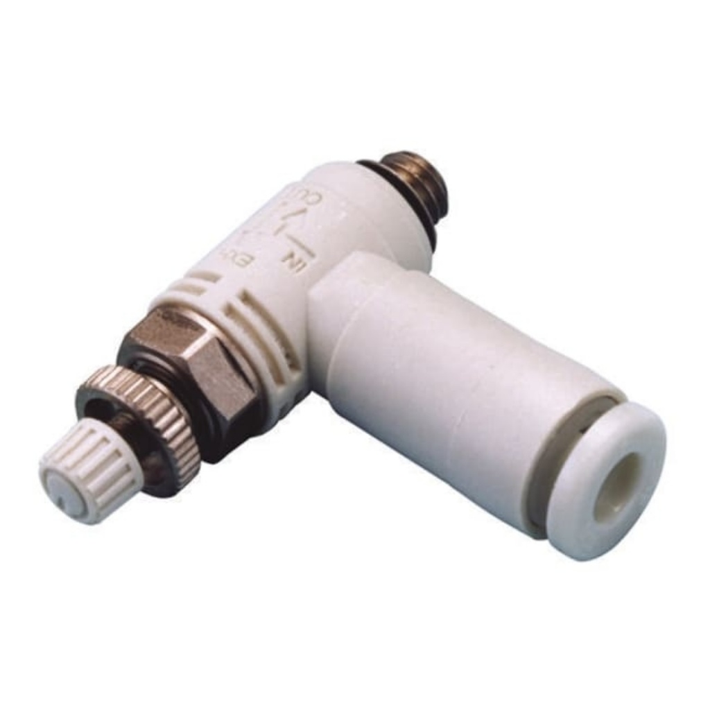 Picture of Quick Exhaust Valve, M5 Male x 1 MPa, Threaded, Tube, 4mm, SMC, ASV220F-M5-04