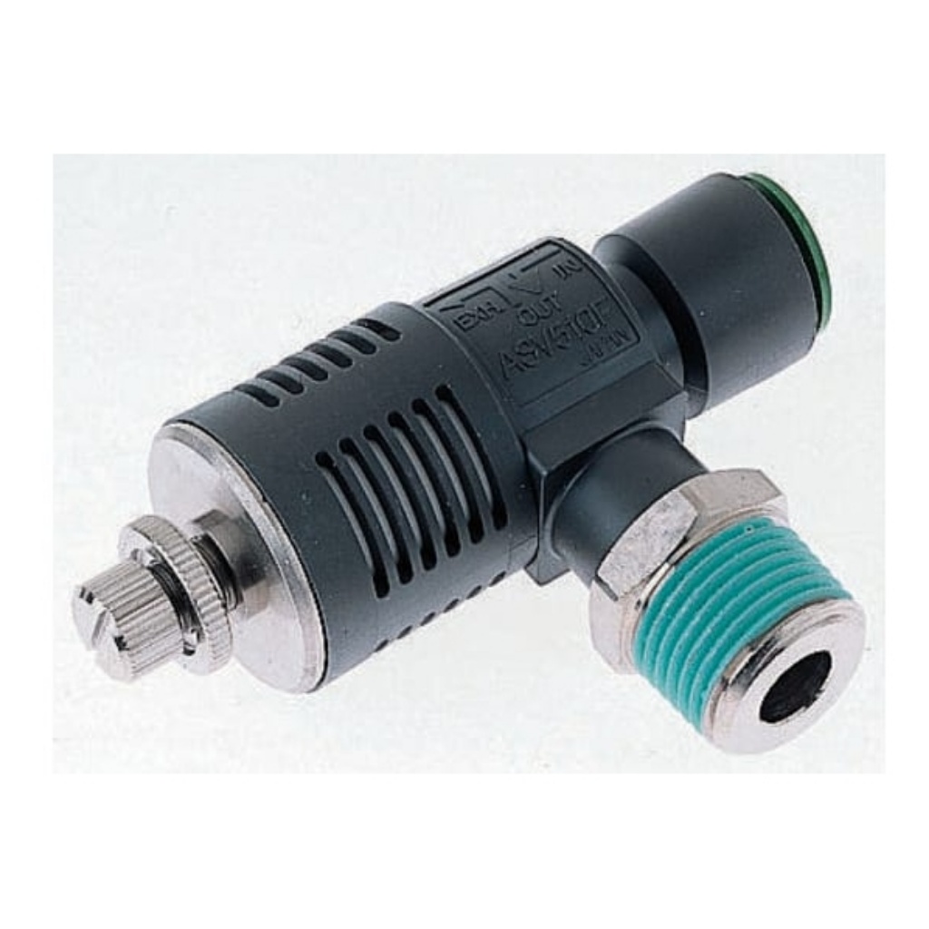 Picture of Quick Exhaust Valve, R 1/4 Male x 1 MPa, Threaded, Tube, 6mm, SMC, ASV310F-02-06S